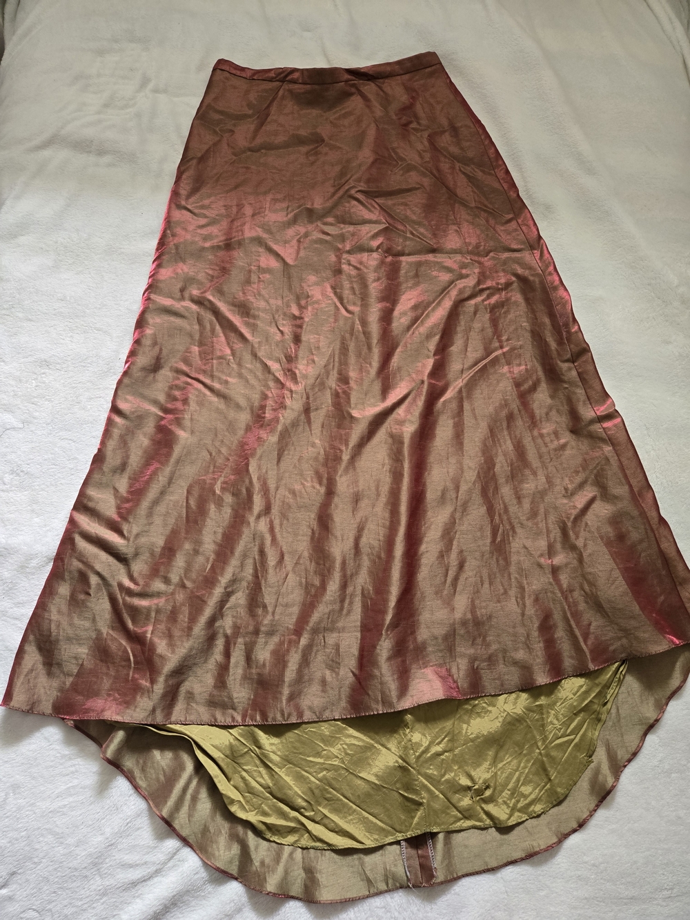 Shimmery Copper A-Line Skirt